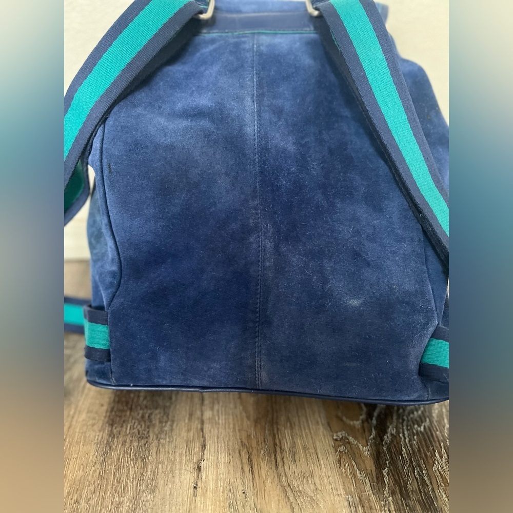 Robert Graham Suede Blue Rucksack - Picture 5 of 13